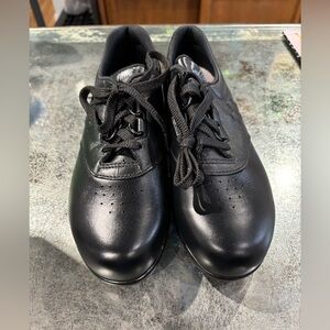 SAS Black Lace-Up Oxford Comfort Shoes